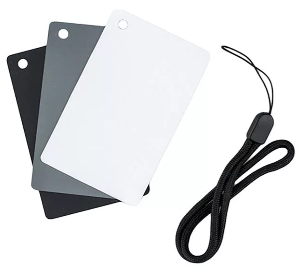 JJC Grey Card/White Balance Card Set GC-2