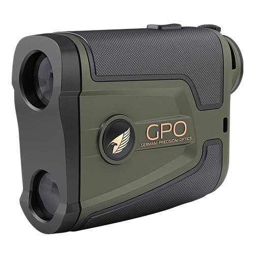 German Precision Optics - GPO RANGETRACKER 2000 OLED 6x20 Black Laser Rangefinder