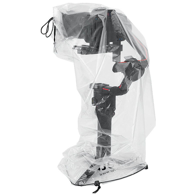 JJC Disposable Raincover for gimbal stabilizer with camera dims 41.4 x 21.8 x 19.5 cm. (Pack of 2) RI-ST1