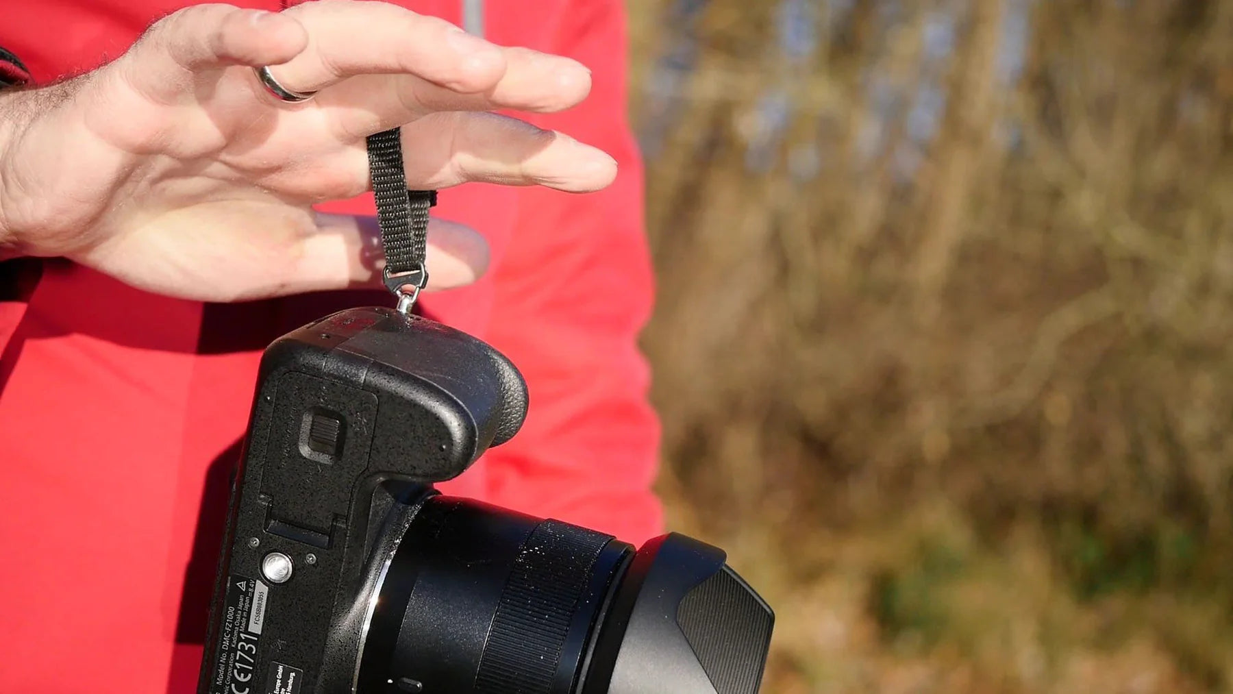COSYSPEED FingerStrap - Black. World's Fastest Camera Strap. Finger Strap