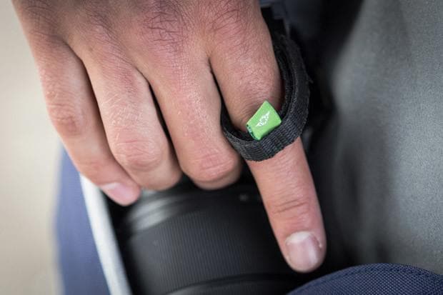 COSYSPEED FingerStrap - Black. World's Fastest Camera Strap. Finger Strap