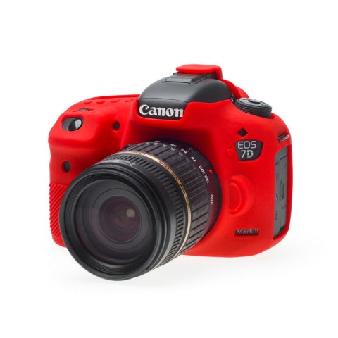 easyCover Silicone Skin for Canon EOS 7D MKII (Black/Red/Camo)