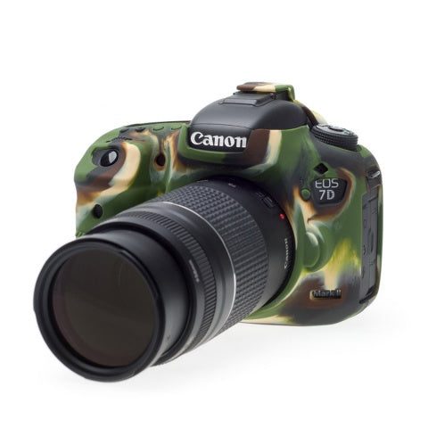 easyCover Silicone Skin for Canon EOS 7D MKII (Black/Red/Camo)