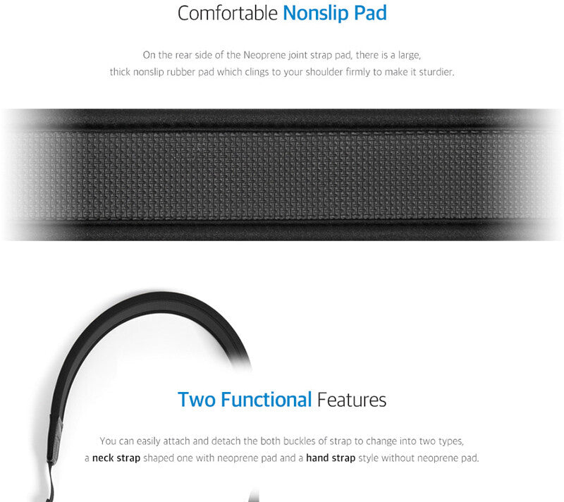 Matin Dual Lock Neoprene Elastic Straight Joint Strap