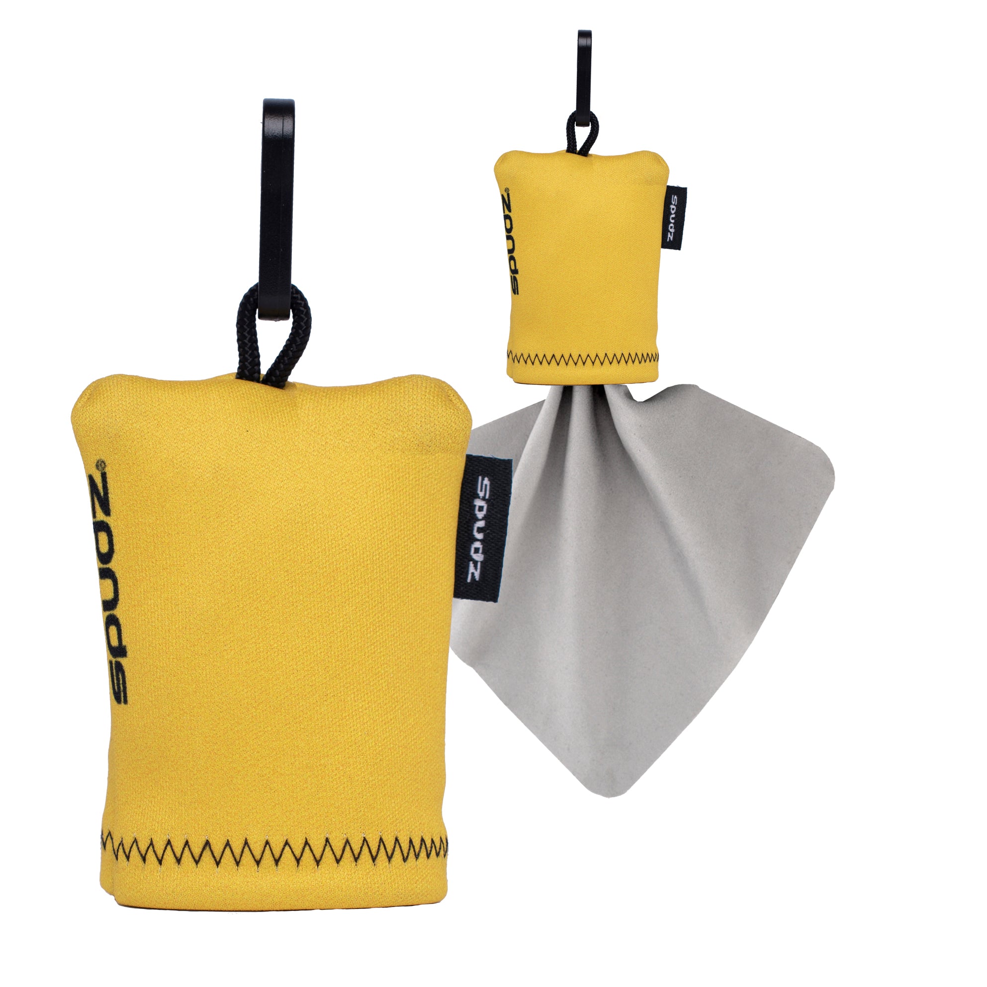6 x 6 Classic Lens Cloth In Pouch (Yellow)