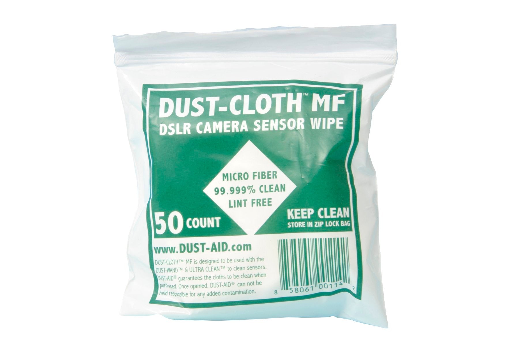 Dust-Aid  4"x4" DUST-CLOTH MF Cleaning Wipes (pack of 50)