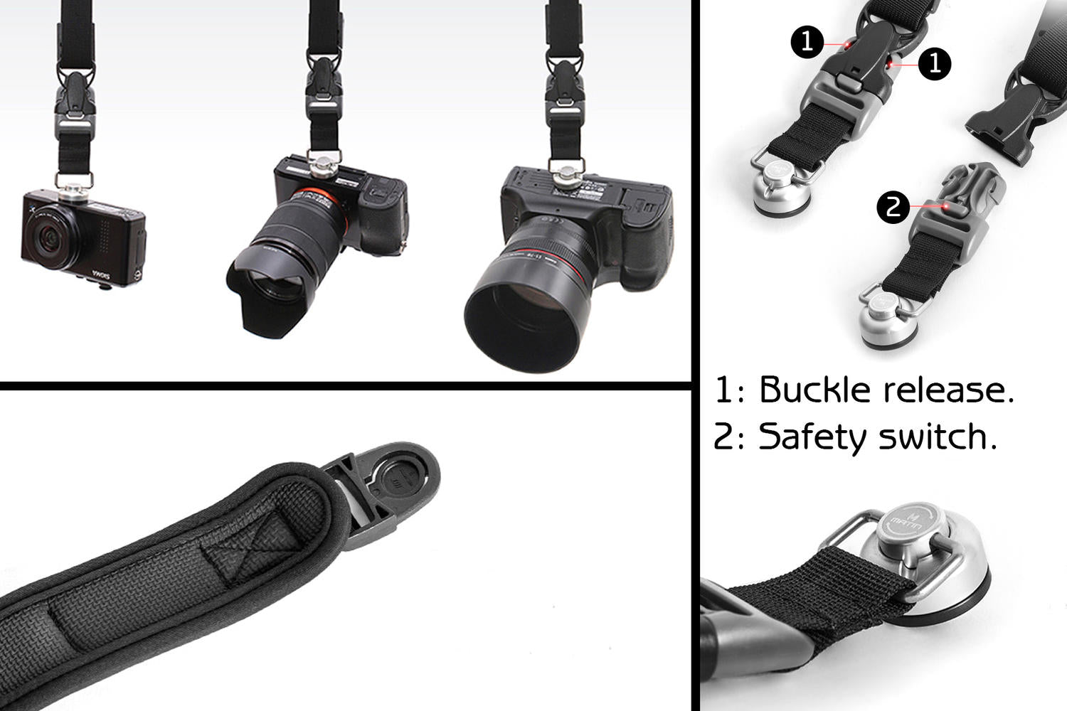 Matin Neoprene Fast-Access Strap 1 for Mirrorless M-7292