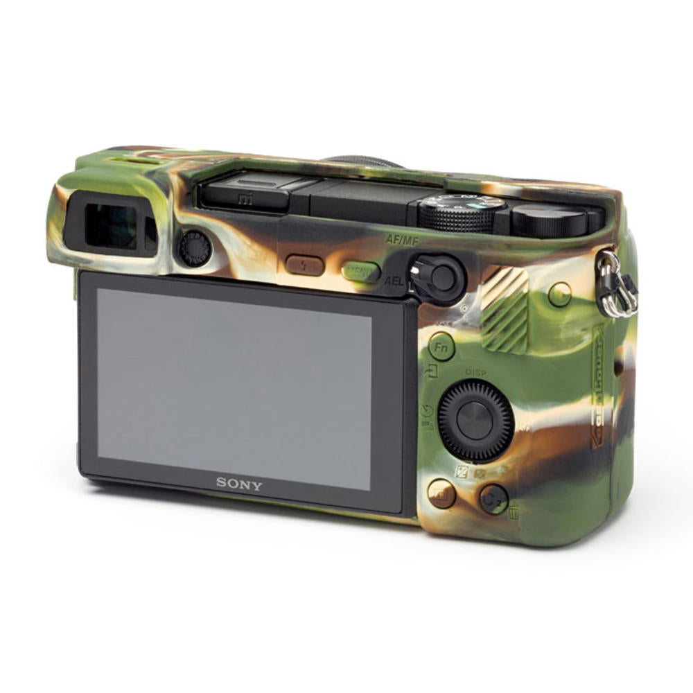 easyCover Silicone Skin for Sony A6000/A6300/A6400 (Black/Camo)