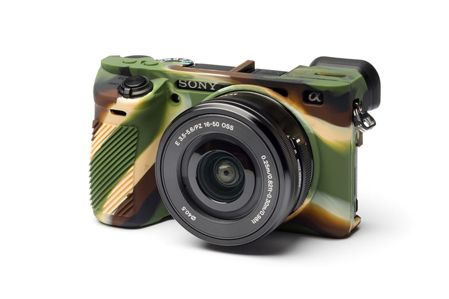 easyCover Silicone Skin for Sony A6500 (Black/Camo)