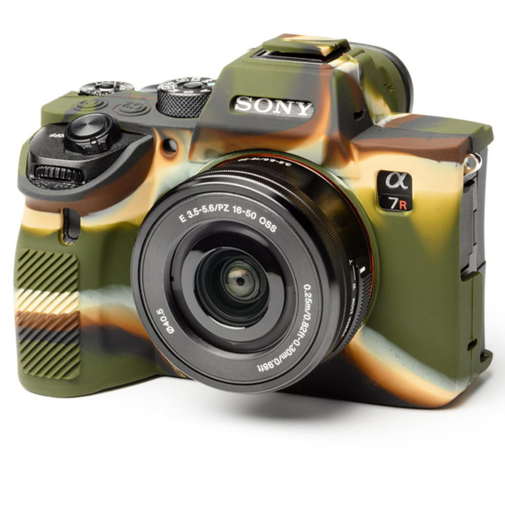 easyCover Silicone Skin for Sony A9 II / A7R IV (Black/Camo)