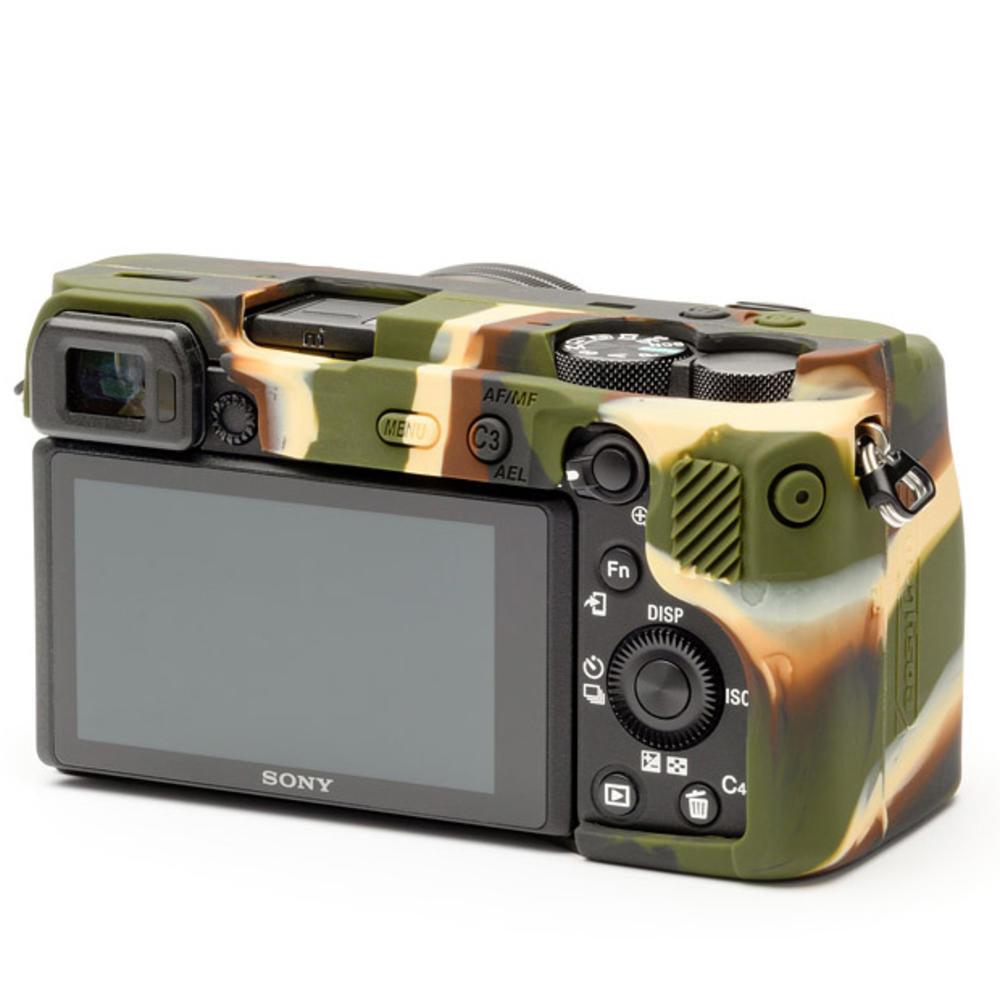 easyCover Silicone Skin for Sony A6600 (Black/Camo)