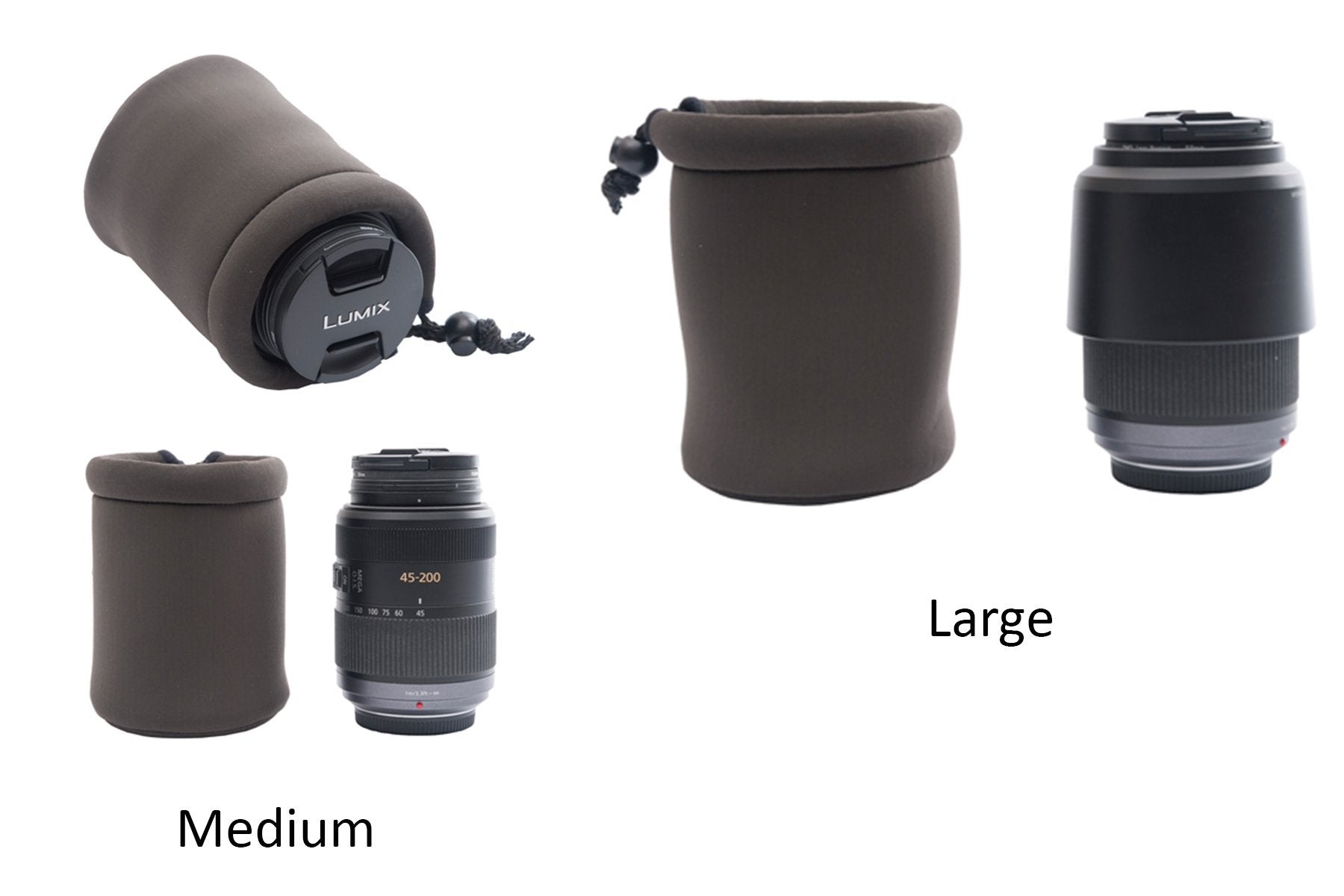 Just/ Mirrorless Lens Pouch - Various Sizes