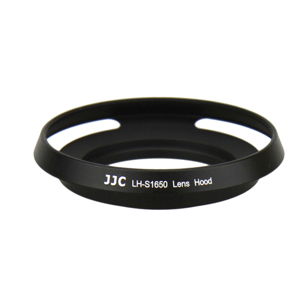 JJC Metal Lens Hood Sony EPZ 16-50mm OSS / Nikon 1 Nikkor 10mm F2.8 - Silver or Black