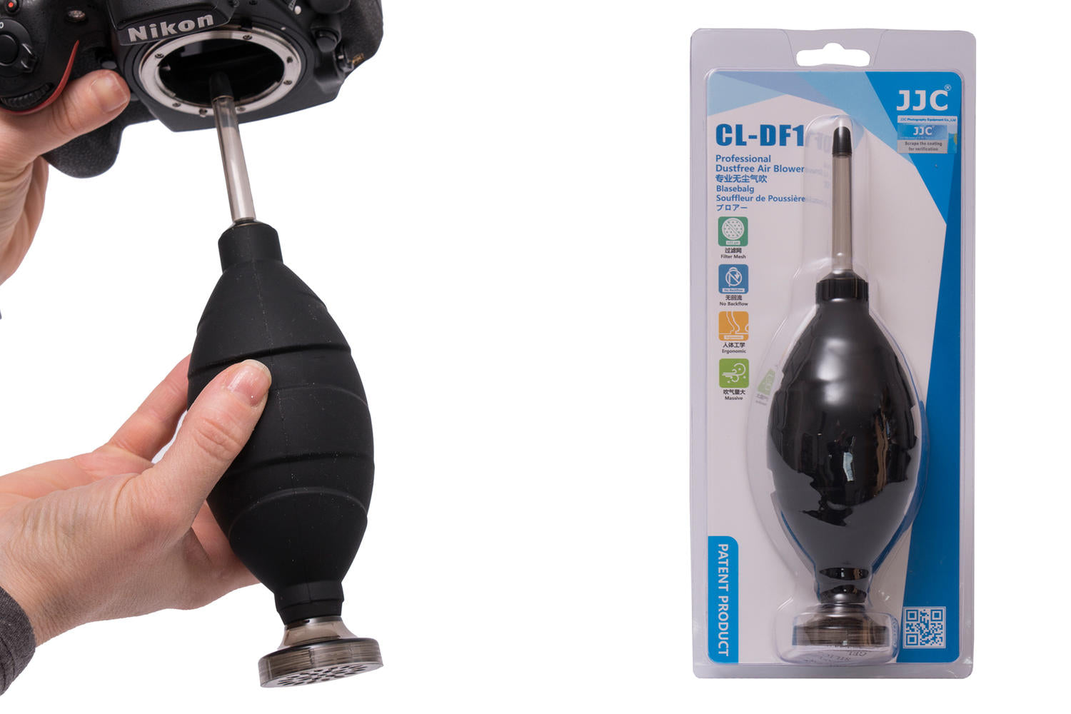 JJC Professional Dust Free Air Blower with Filter CL-DF1BK