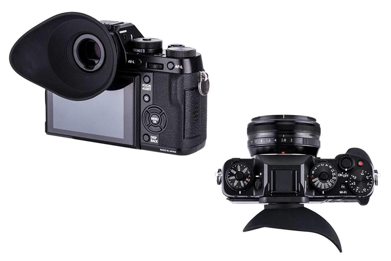 JJC Eye Cup Replaces FUJI. EC-XT L, EC-GFX, EC-XT M, EC-XT S and EC-XH W for Fujifilm GFX100, X-T1, X-T2, X-T3, GFX-50S, X-H1,X-T4 (EF-XTLIIG)