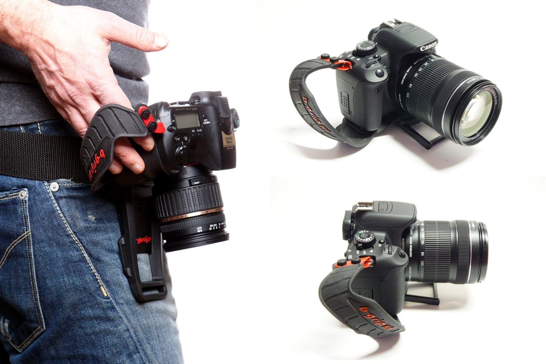 B-Grip Handstrap Plus Kit with QR Plate