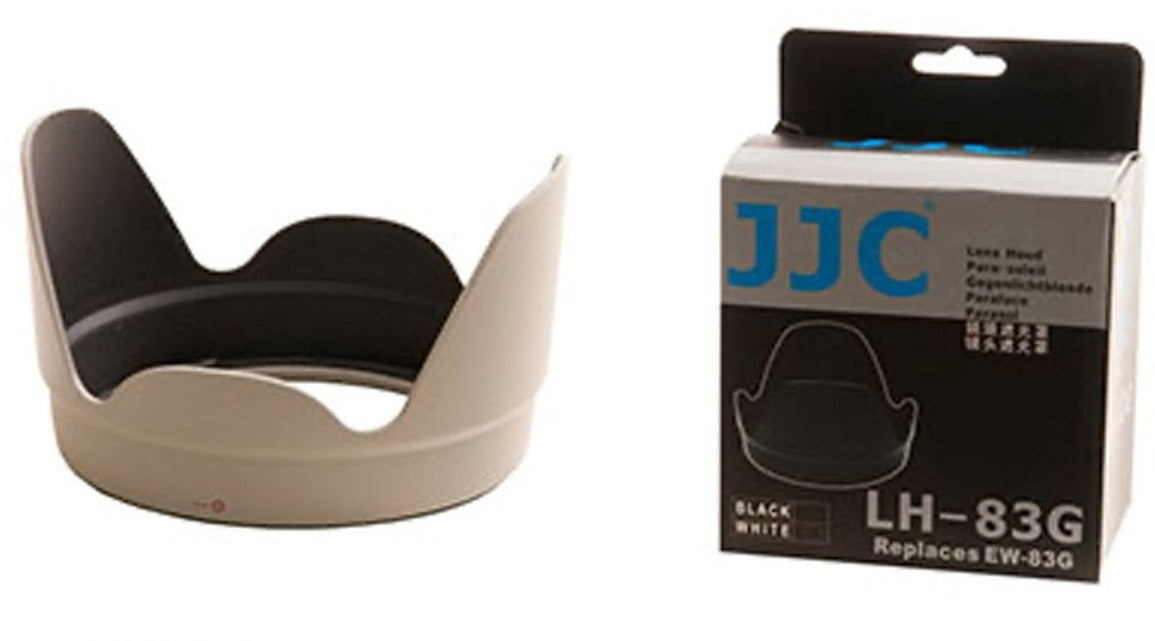 JJC LH83G white Lens Hood for Canon EF 28-300mm f3.5-5.6L IS USM replaces Canon EW-83G