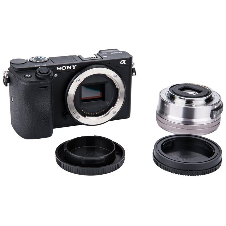 JJC replacement Sony E and FE Mounts Body Cap and Lens Back Cap