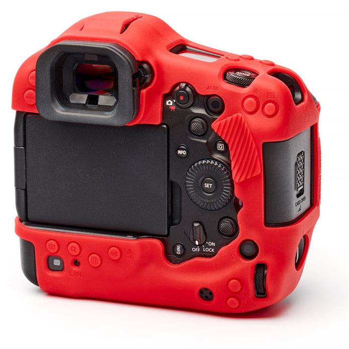 easyCover Silicone Skin for Canon EOS R1 (Black/Red/Camo)