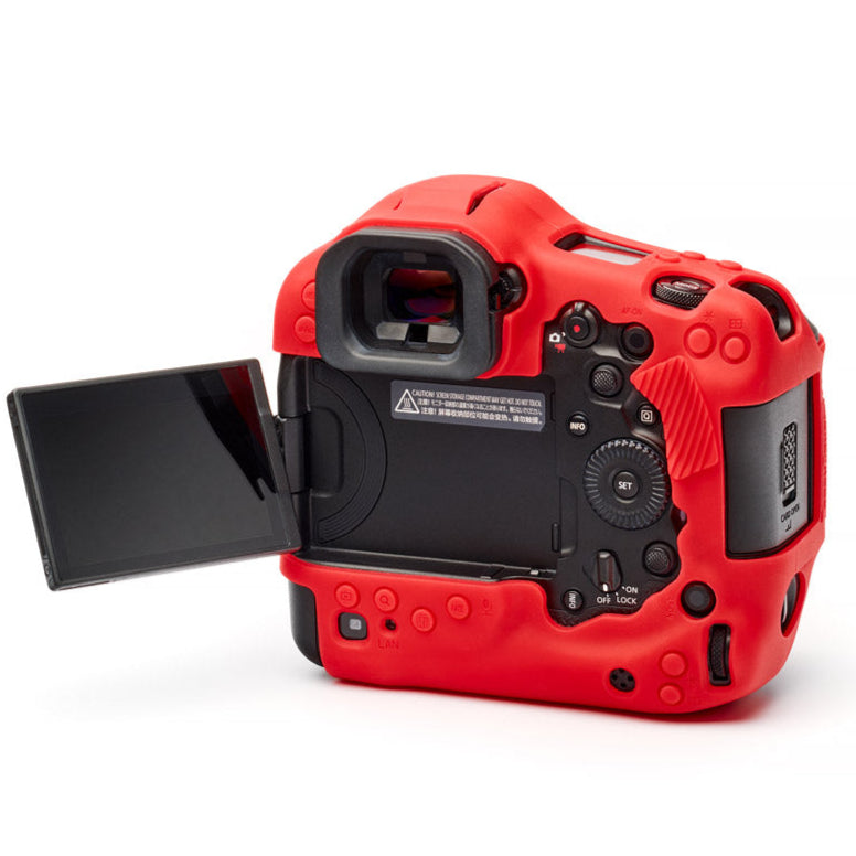 easyCover Silicone Skin for Canon EOS R1 (Black/Red/Camo)