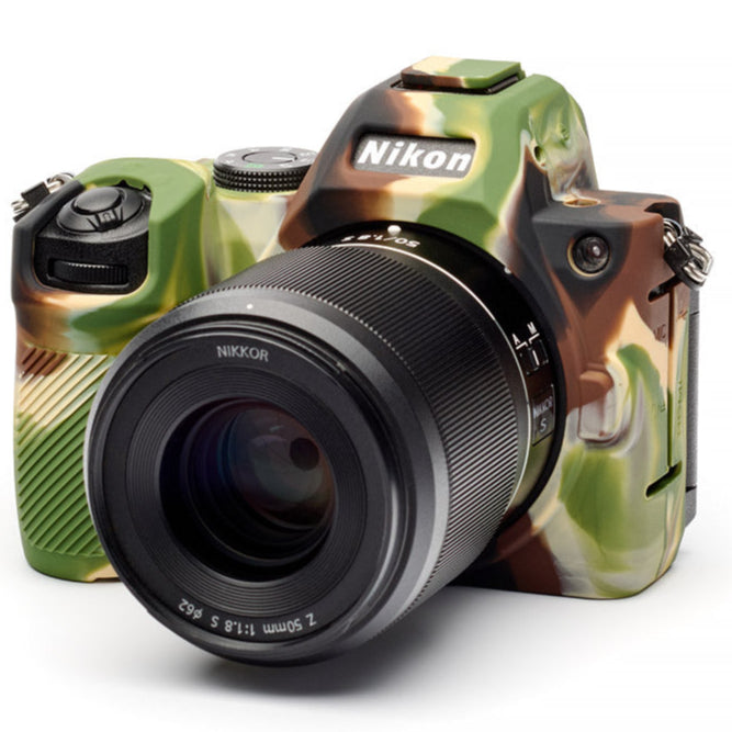 easyCover Silicone Skin for Nikon Z5 II (Black/Yellow/Camo)