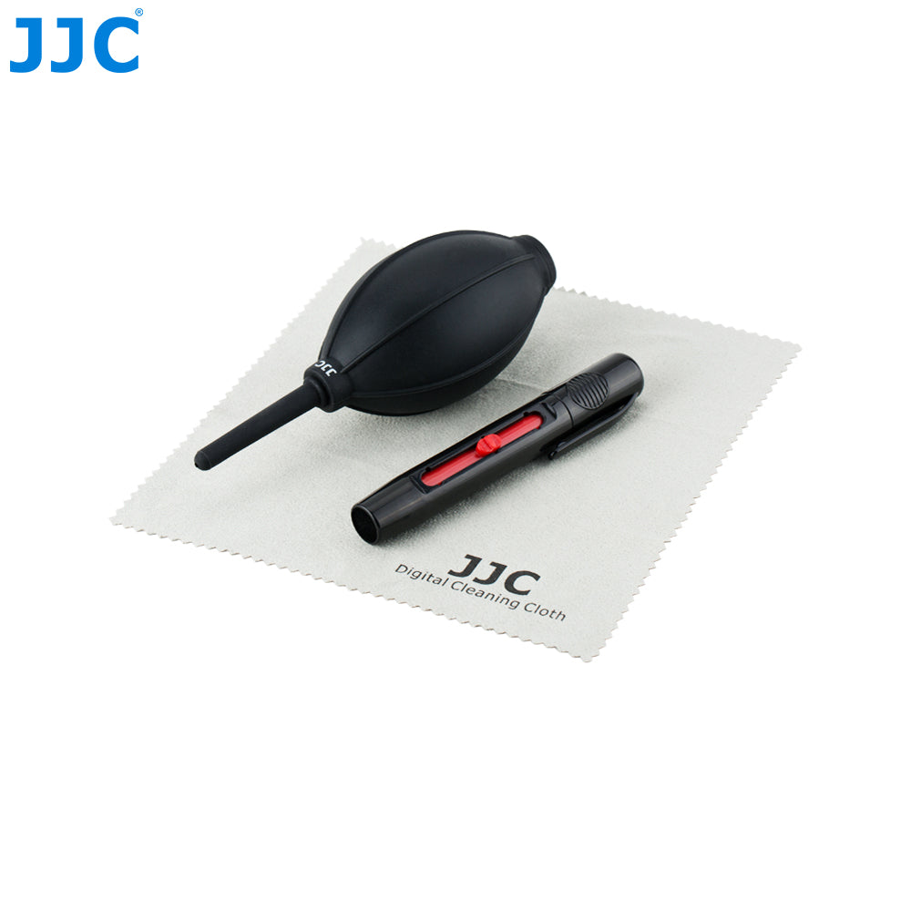 JJC 3-in-1 Digital Cleaning Kit (Blower, Lens Pen, Microfibre Cloth)