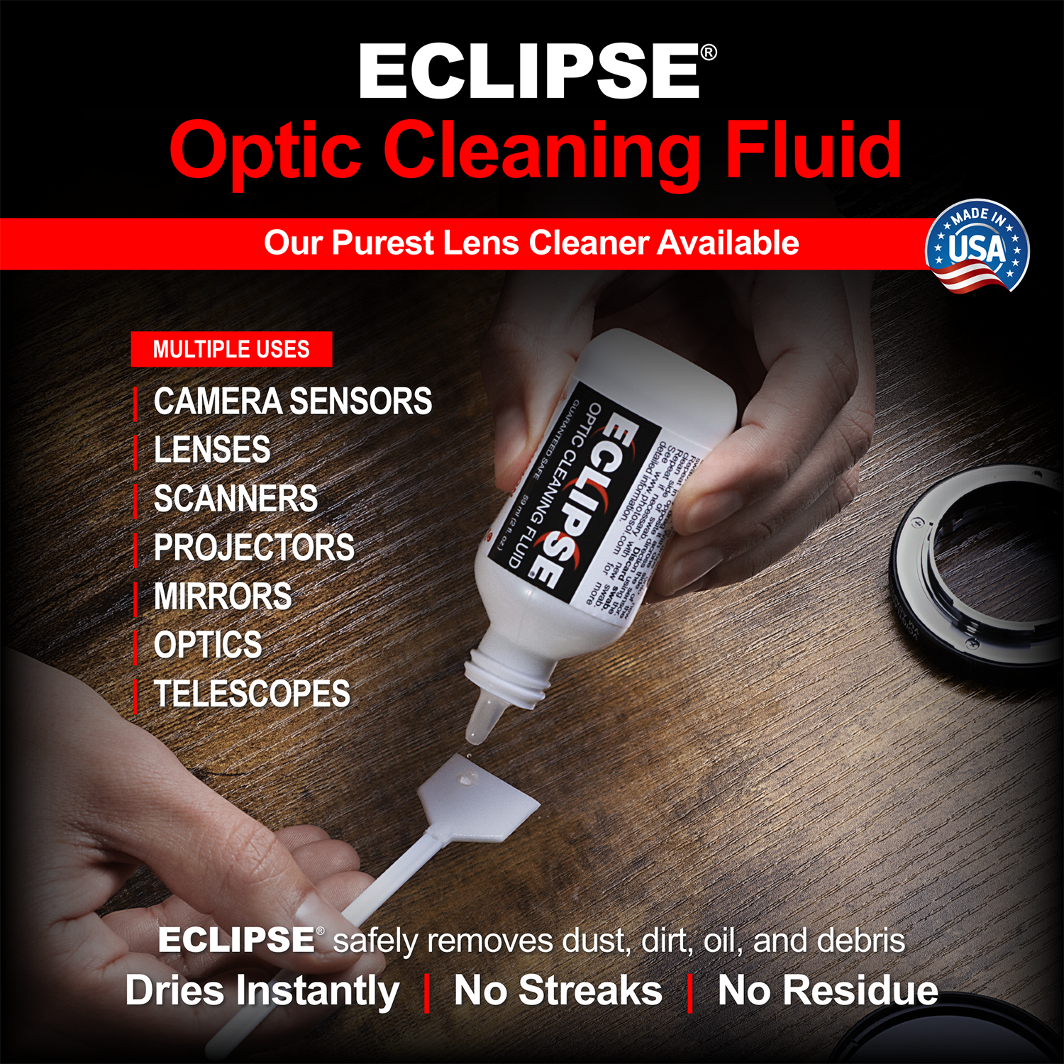 Photographic Solutions Sensor Swab Ultra Kits with Eclipse Fluid