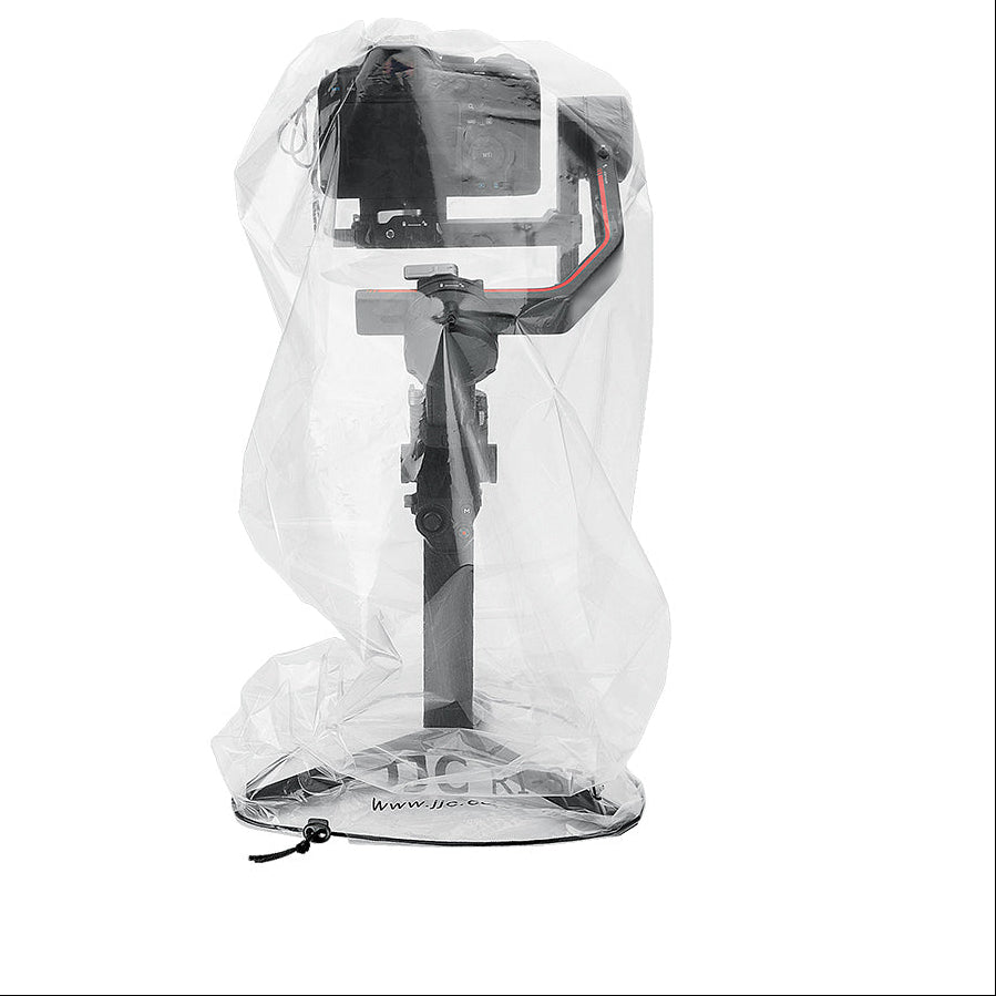 JJC Disposable Raincover for gimbal stabilizer with camera dims 41.4 x 21.8 x 19.5 cm. (Pack of 2) RI-ST1