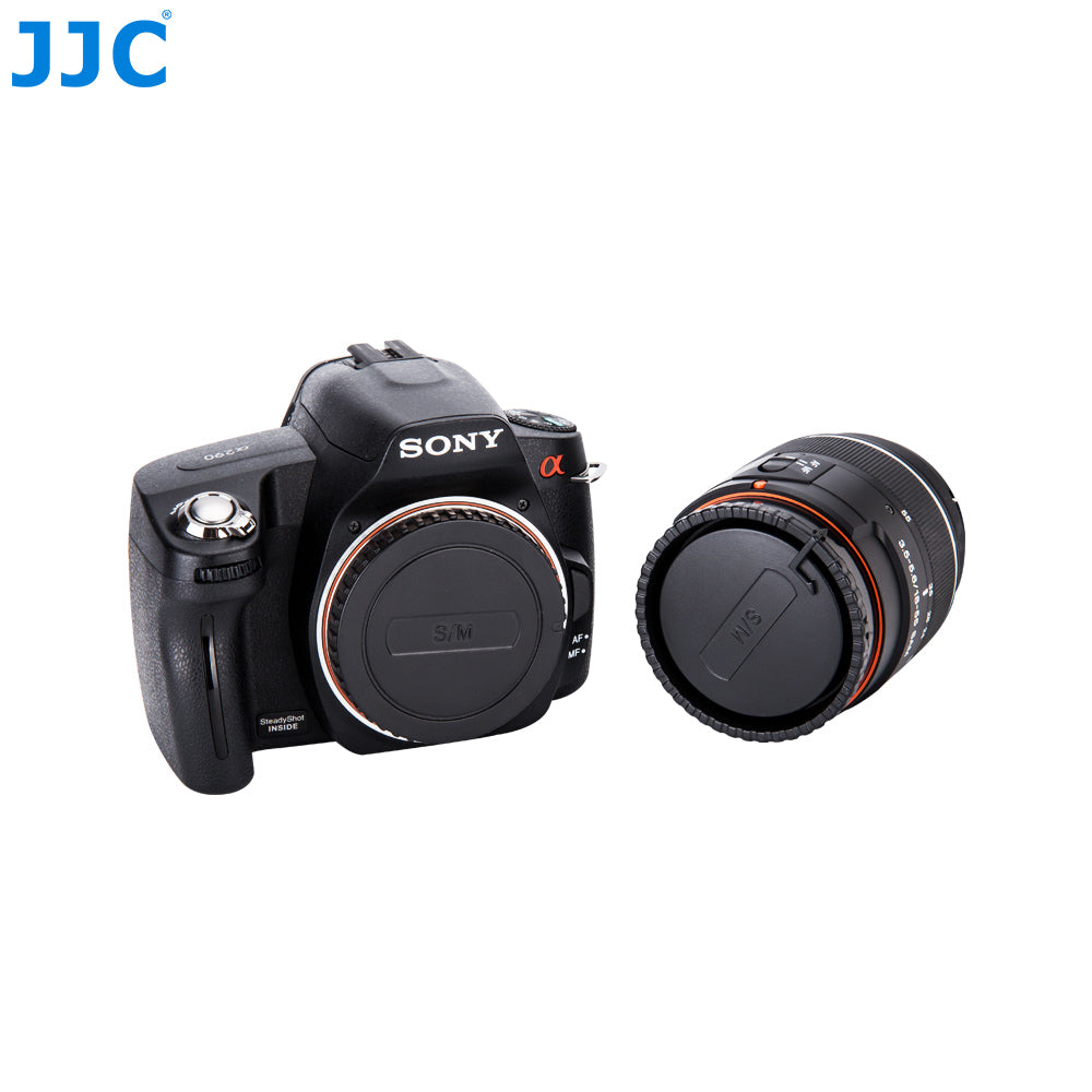 JJC replacement Minolta AF / Sony-A Body Cap and Lens Back Cap