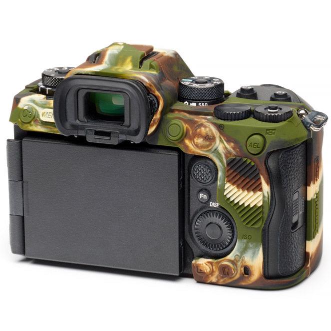 easyCover Silicone Skin for Sony A9 III (Black / Camo)