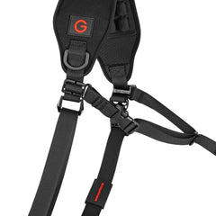 GGS F2 AIRCELL DSLR Shoulder Camera Strap with AIR POCKETS and Quick Release and Lock