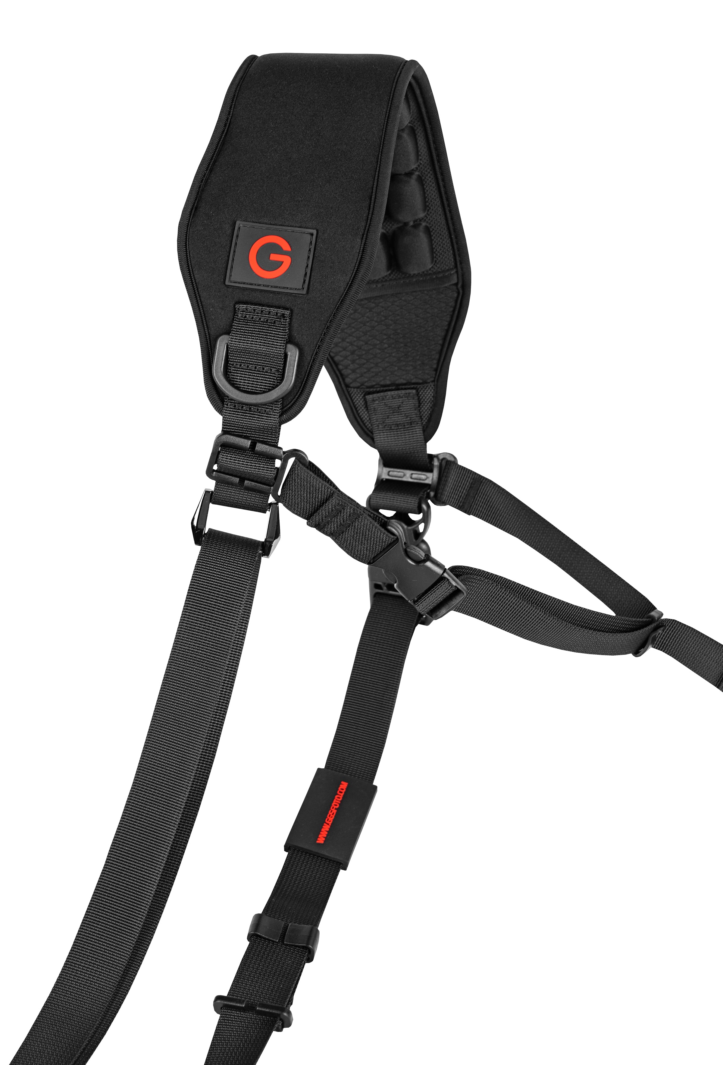 GGS F2 AIRCELL DSLR Shoulder Camera Strap with AIR POCKETS and Quick Release and Lock