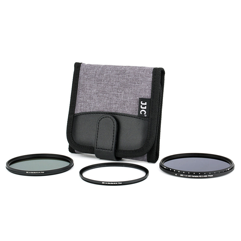 JJC Filter Pouch (Holds 3 filters up to 82mm)