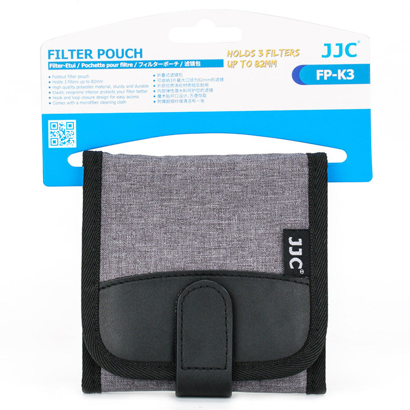 JJC Filter Pouch (Holds 3 filters up to 82mm)