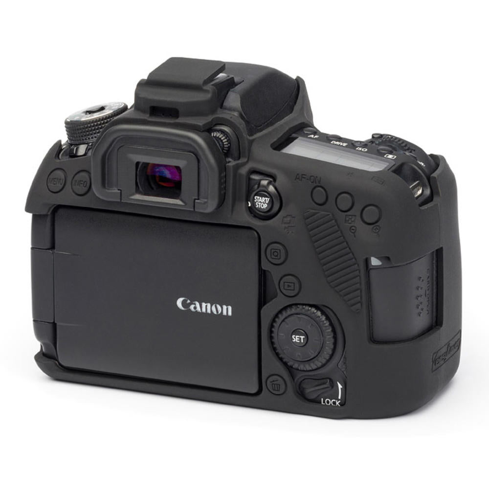easyCover Silicone Skin for Canon 80D (Black/Red/Camo)