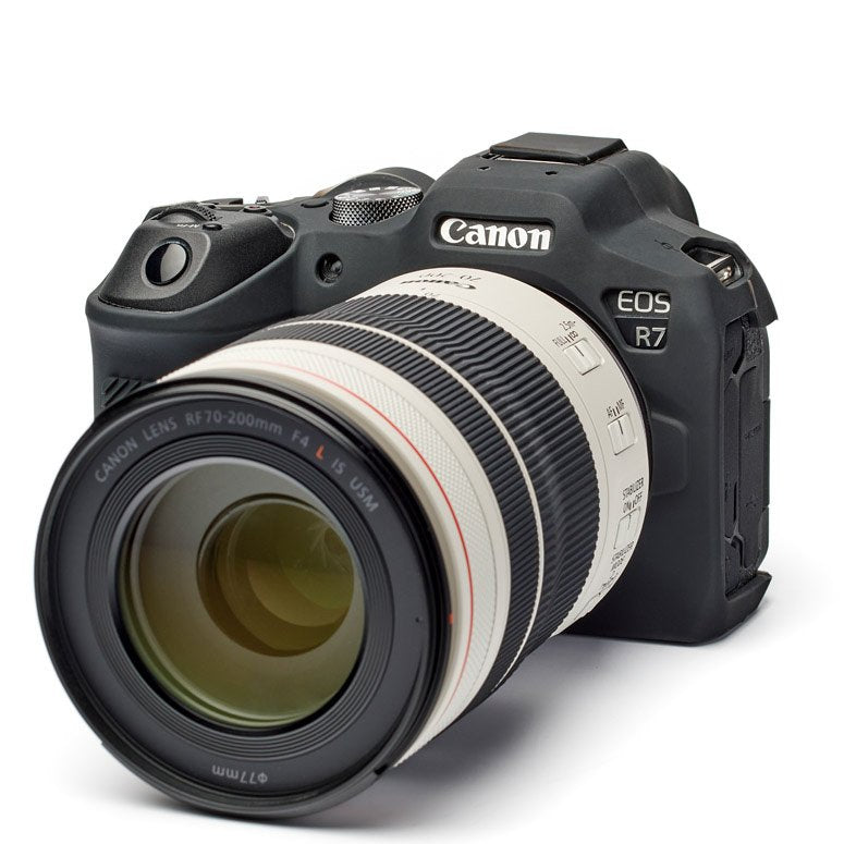 easyCover Silicone Skin for Canon EOS R7 (Black/Red/Camo)