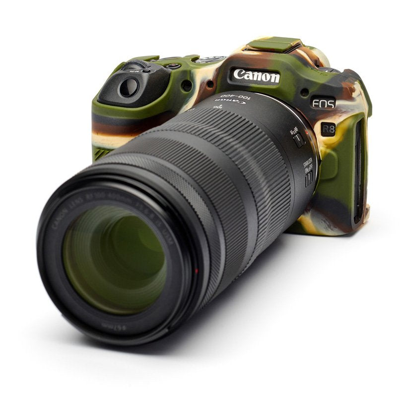 Easy Cover Silicone Skin for Canon EOS R8 (Black/Red/Camo)