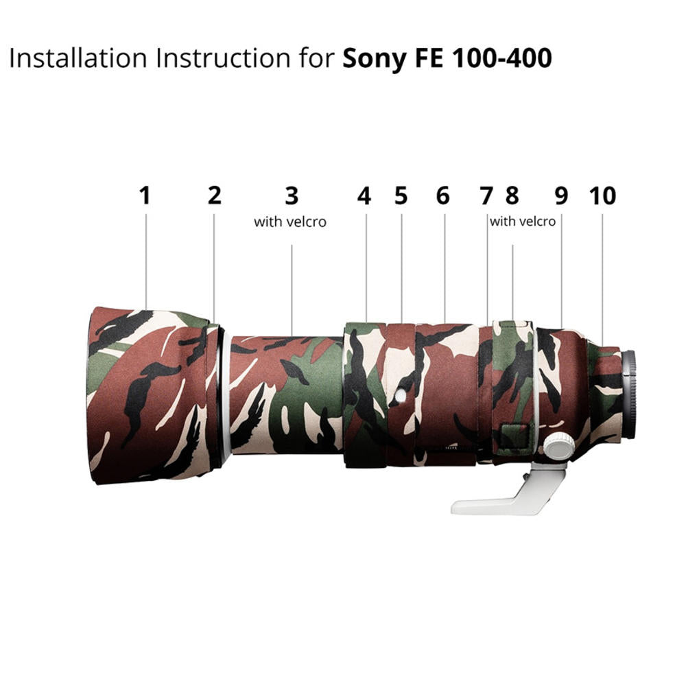easyCover Lens Oak for Sony FE 100-400mm F4.5-5.6 GM OSS (Four Colours)