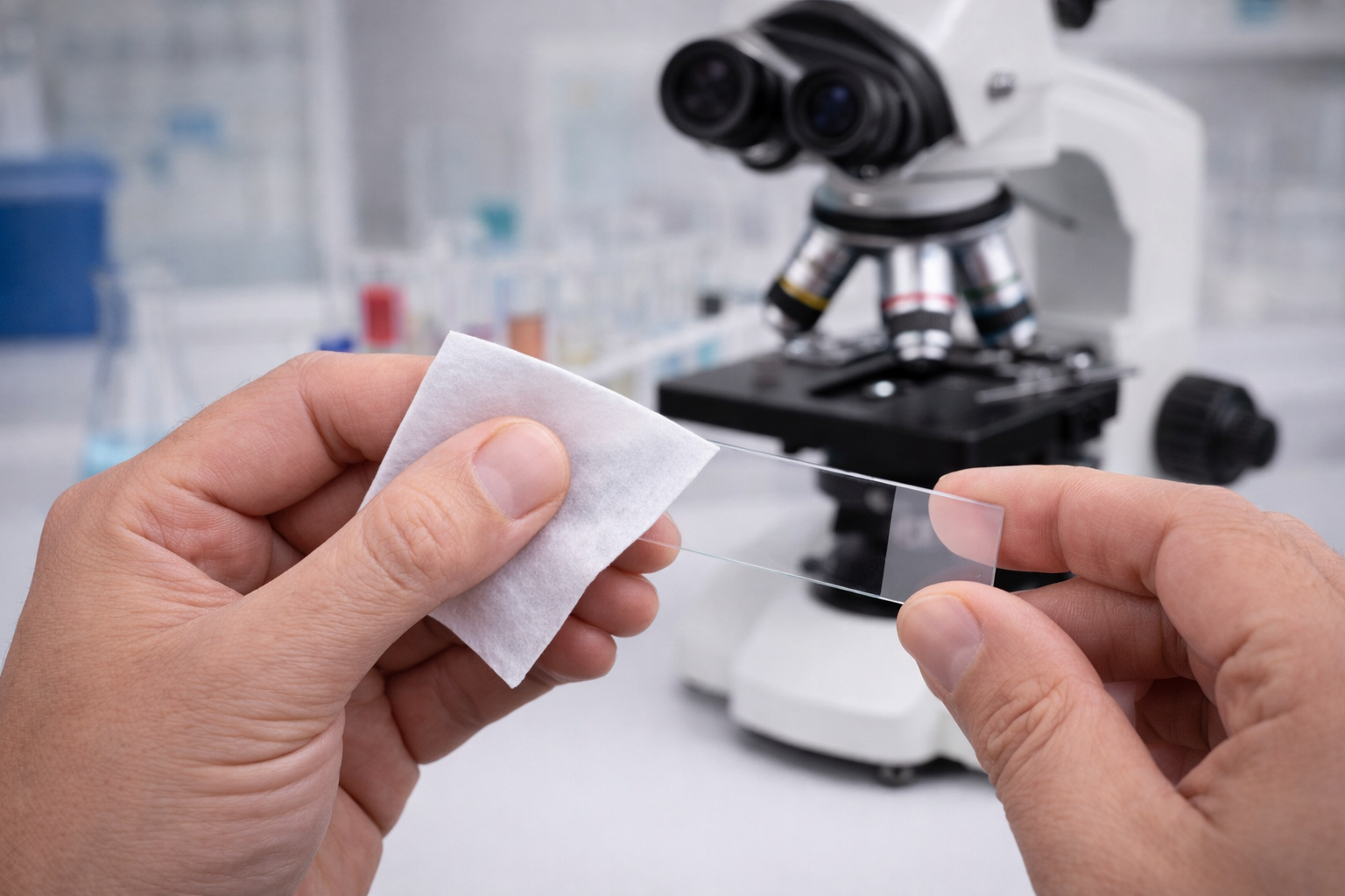 #JUSTDUST APC-PADS 10cm x 10cm Film Wipes and Optical Cloth (Pack of 100) - for Ultra Soft, Lint Free Cloth for Cleaning Sensitive Surfaces like Camera, Lens, Filters, Film, Scanners, Telescopes, Microscopes, Binoculars