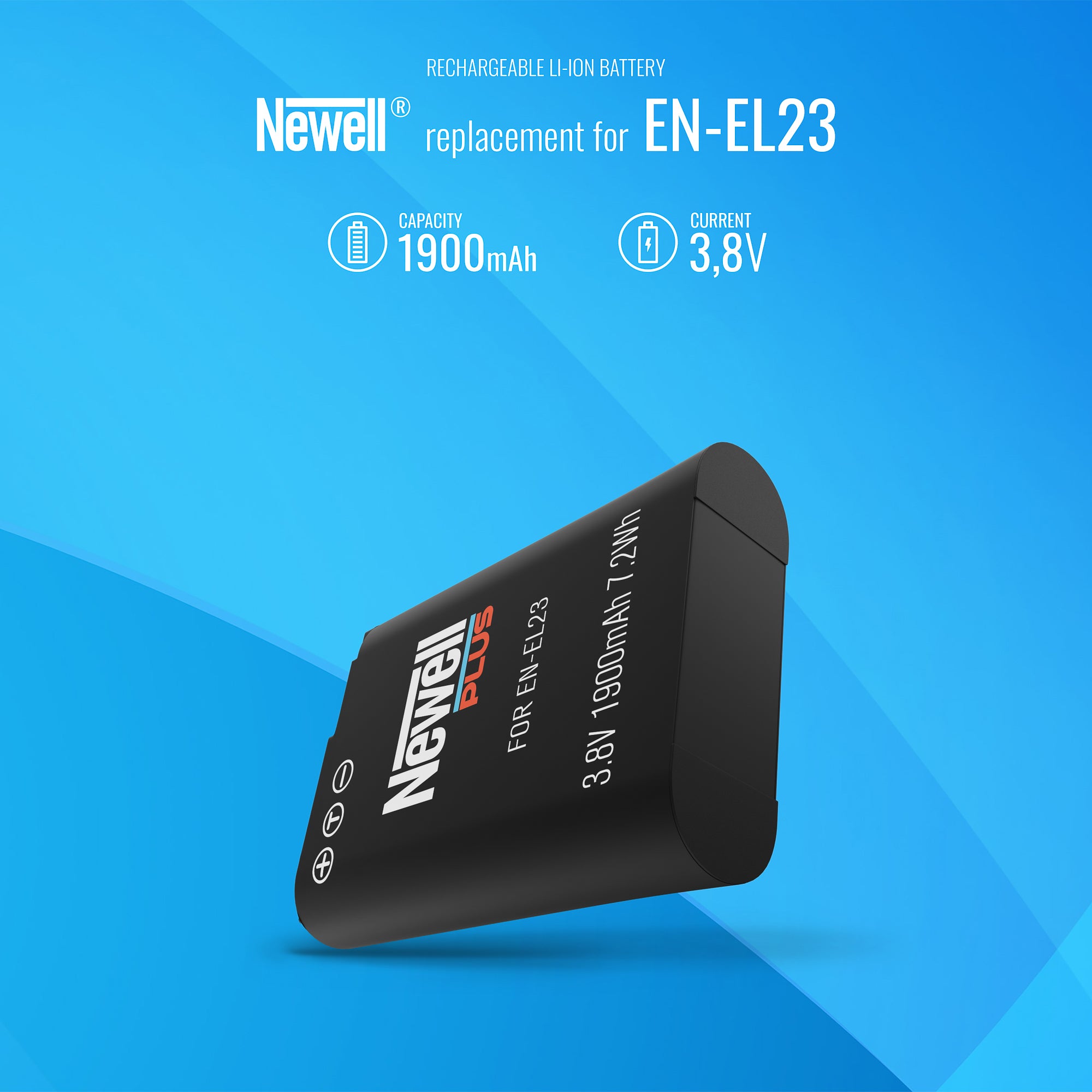Newell rechargeable PLUS battery EN-EL23