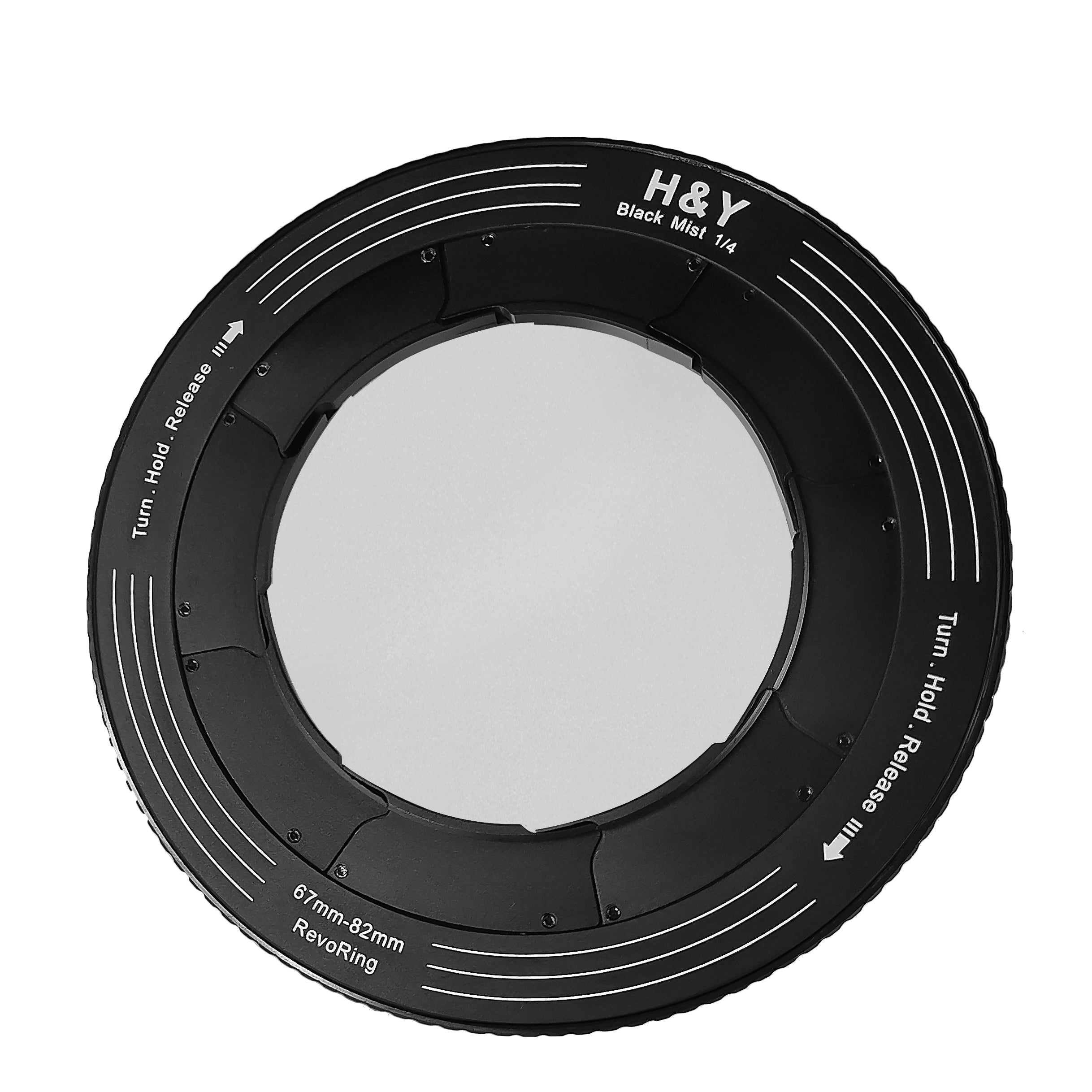H&Y REVORING BLACK MIST 67-82mm ONLY  (available in three BM strengths