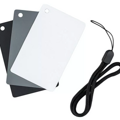 JJC Grey Card/White Balance Card Set GC-2