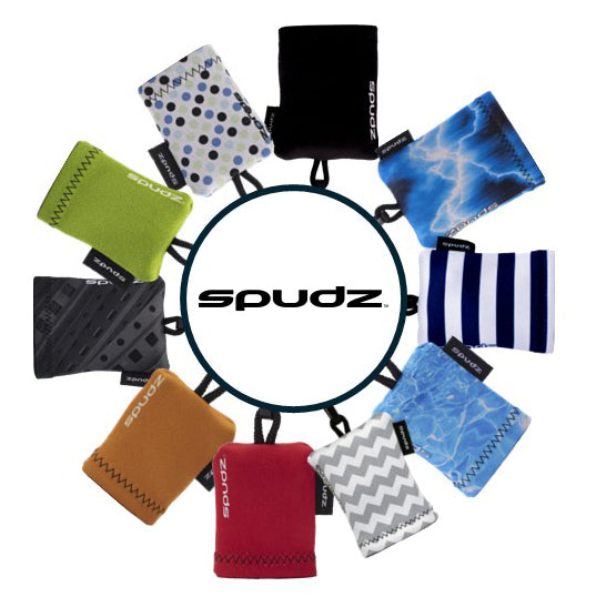 Spudz Microfibre Cloths 6x6" and 10x10" in various designs for cameras, glasses, screens, gadgets and more