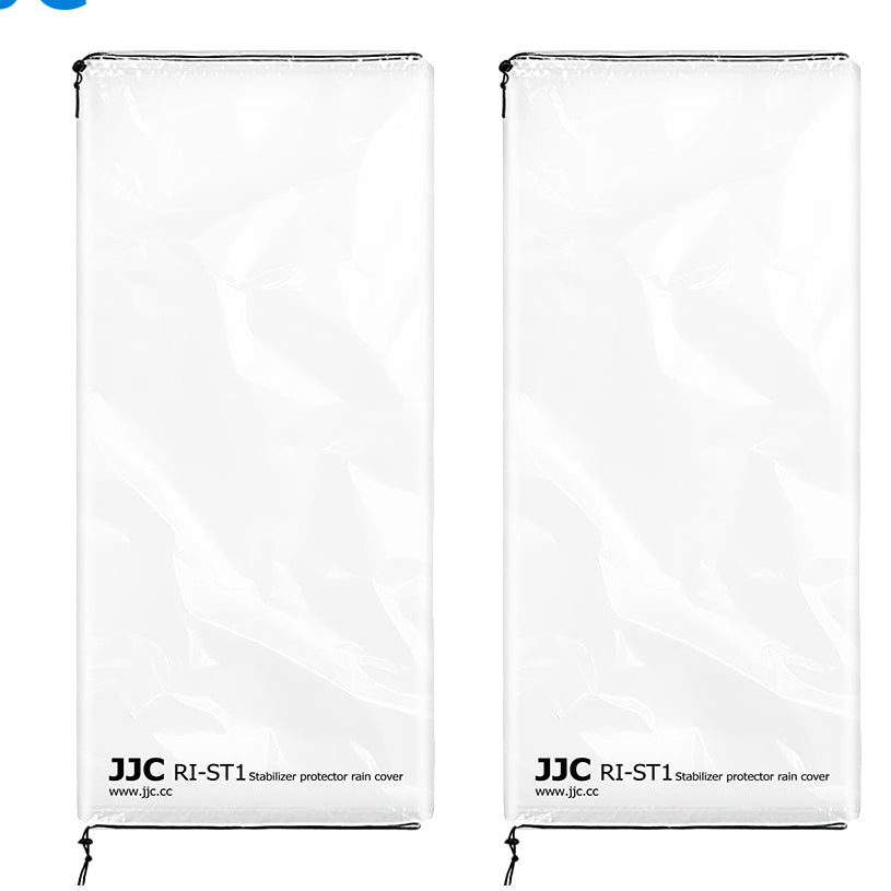 JJC Disposable Raincover for gimbal stabilizer with camera dims 41.4 x 21.8 x 19.5 cm. (Pack of 2) RI-ST1