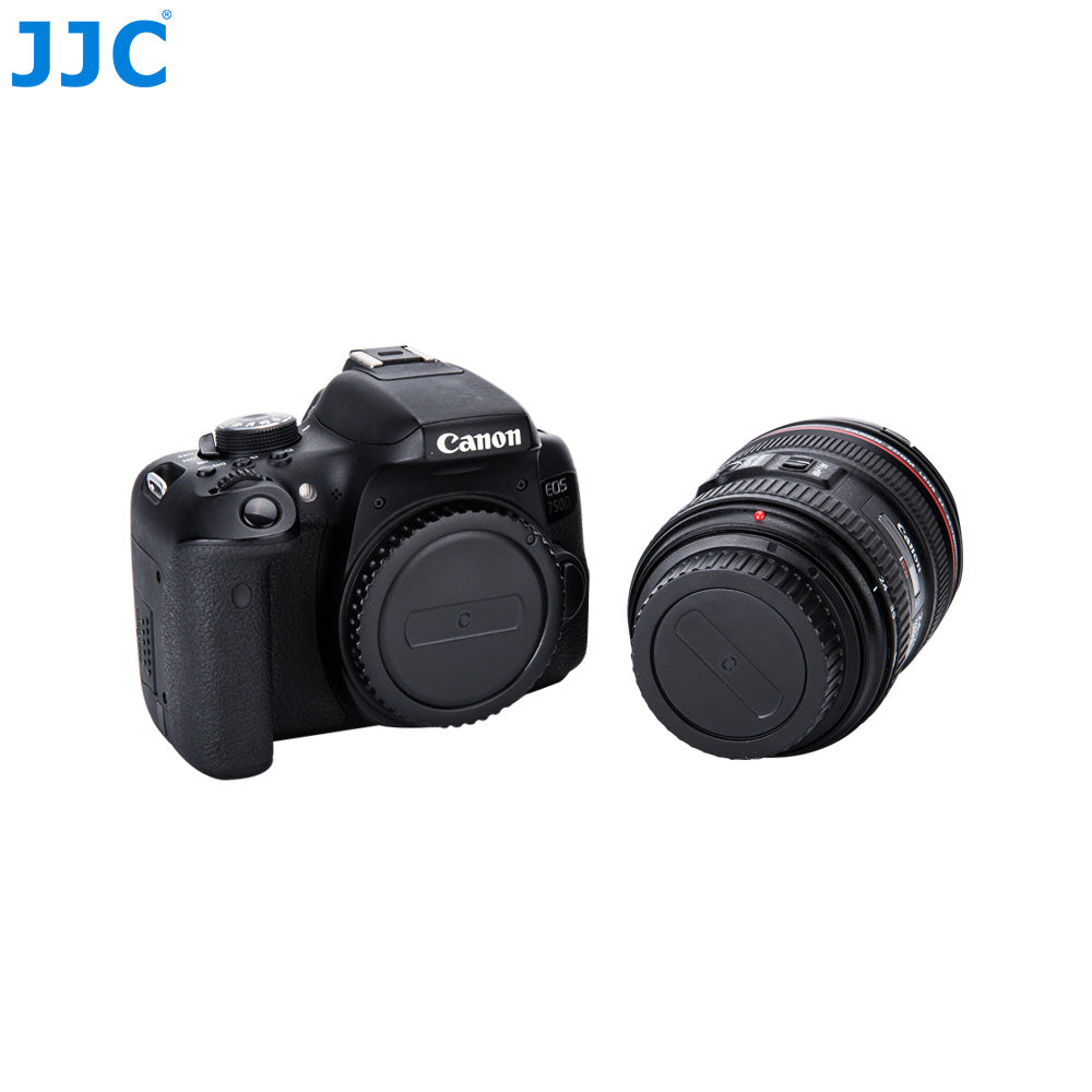 JJC replacement Canon EF MOUNT Body Cap and Lens Back Cap