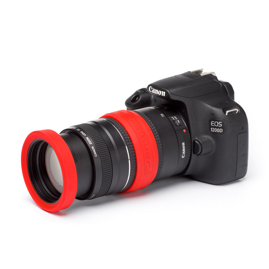 easyCover Red Lens Rim 52mm - 77mm