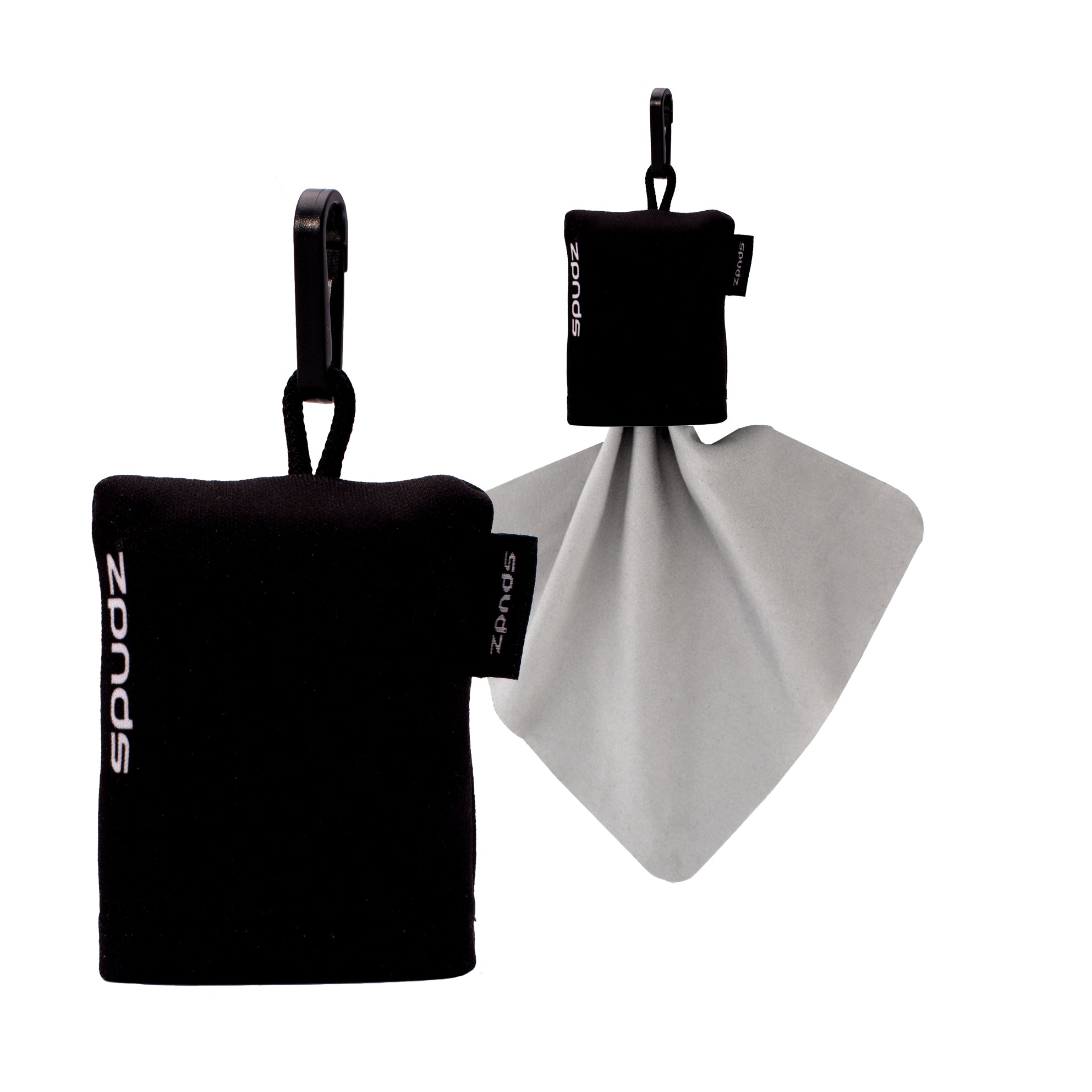 10 x 10 Classic Lens Cloth In Pouch (Black)