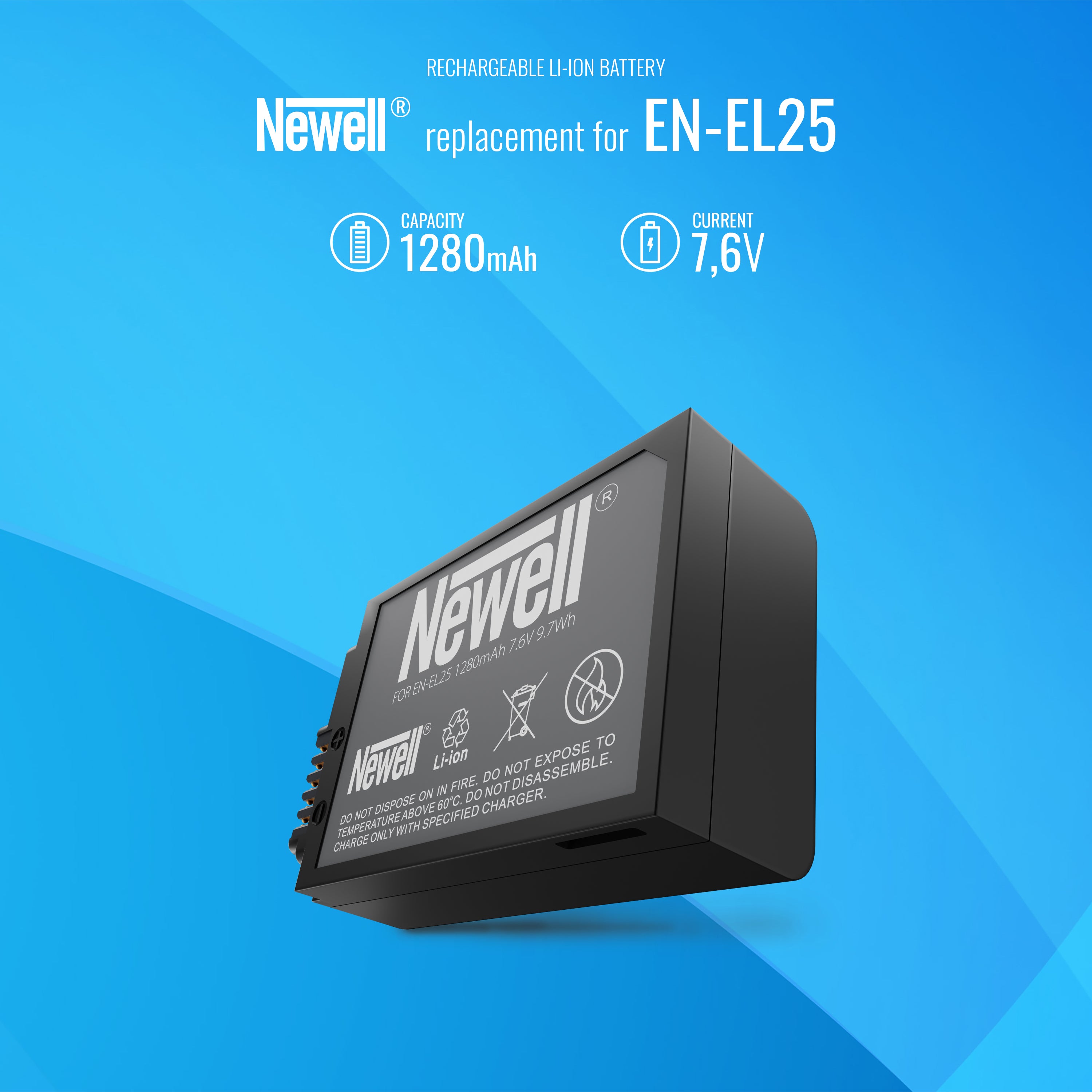 Newell rechargeable battery EN-EL25