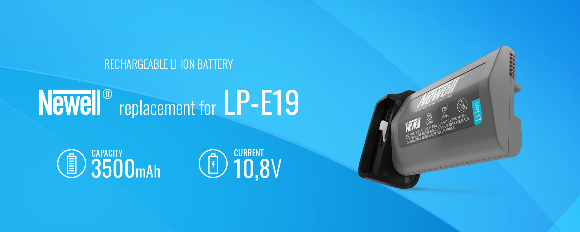 Newell battery LP-E19