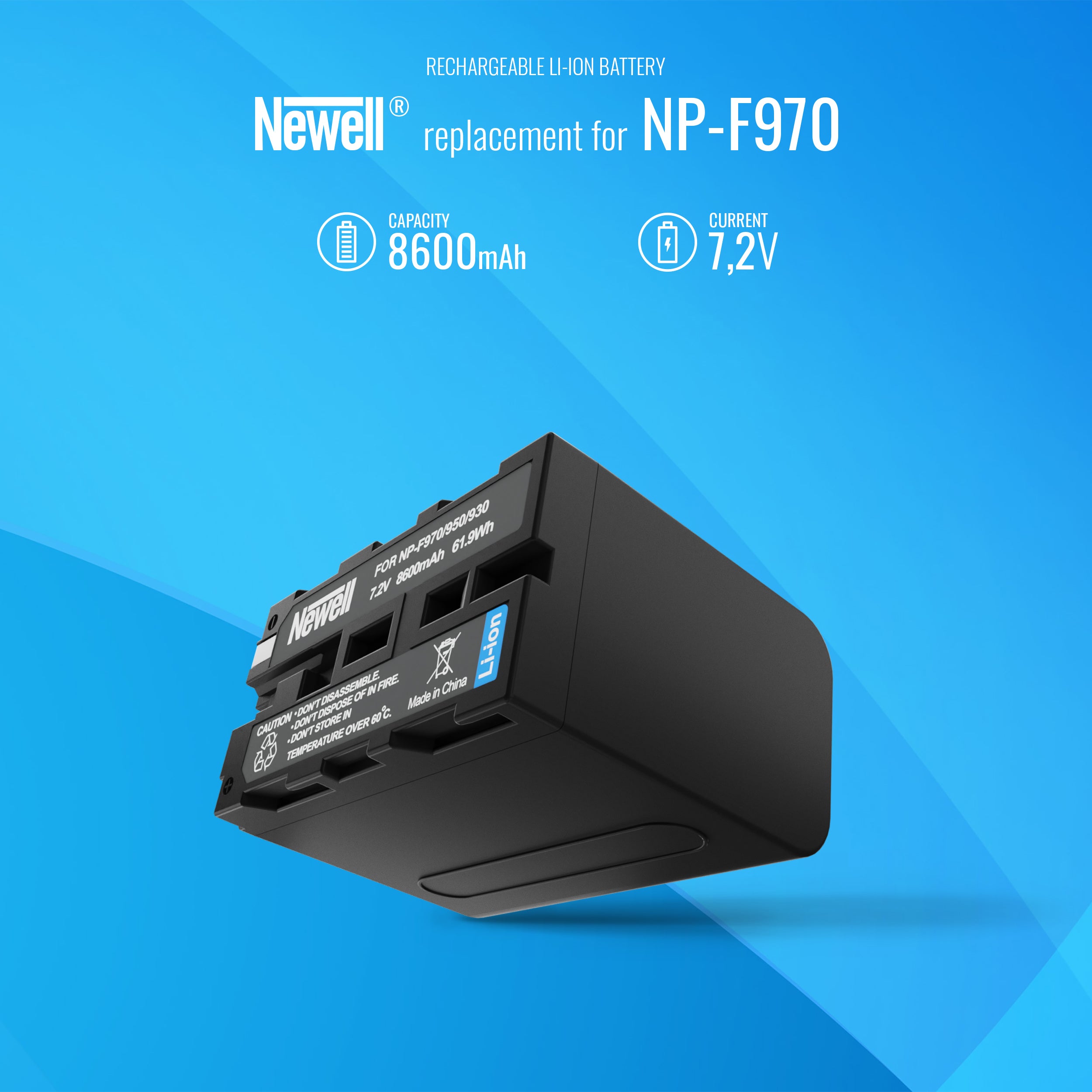 Newell rechargable battery NP-F970
